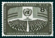 UN Scott #46 - 8c value: Issued 1956 to commemorate United Nations Day